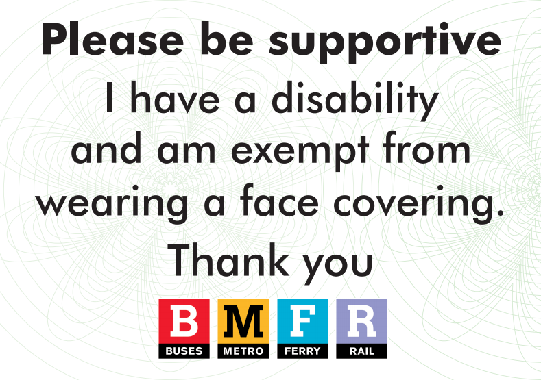Nexus face covering - disability
