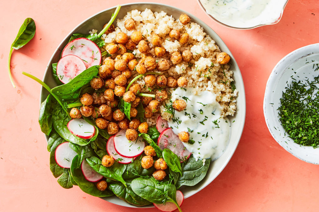 Roasted Chickpea Grain Bowl