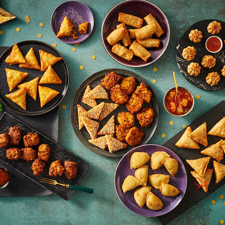 77. 72 Indian & Oriental inspired snack selection | Sainsbury's Food to order