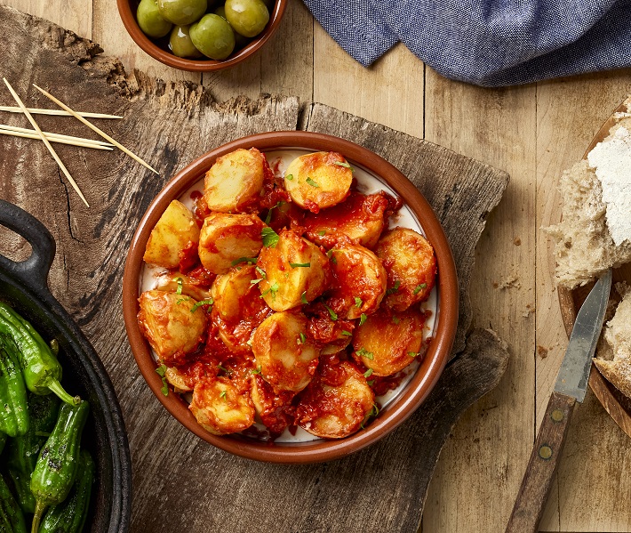 Patas Bravas Potato Salad Food to Order by Sainsbury's