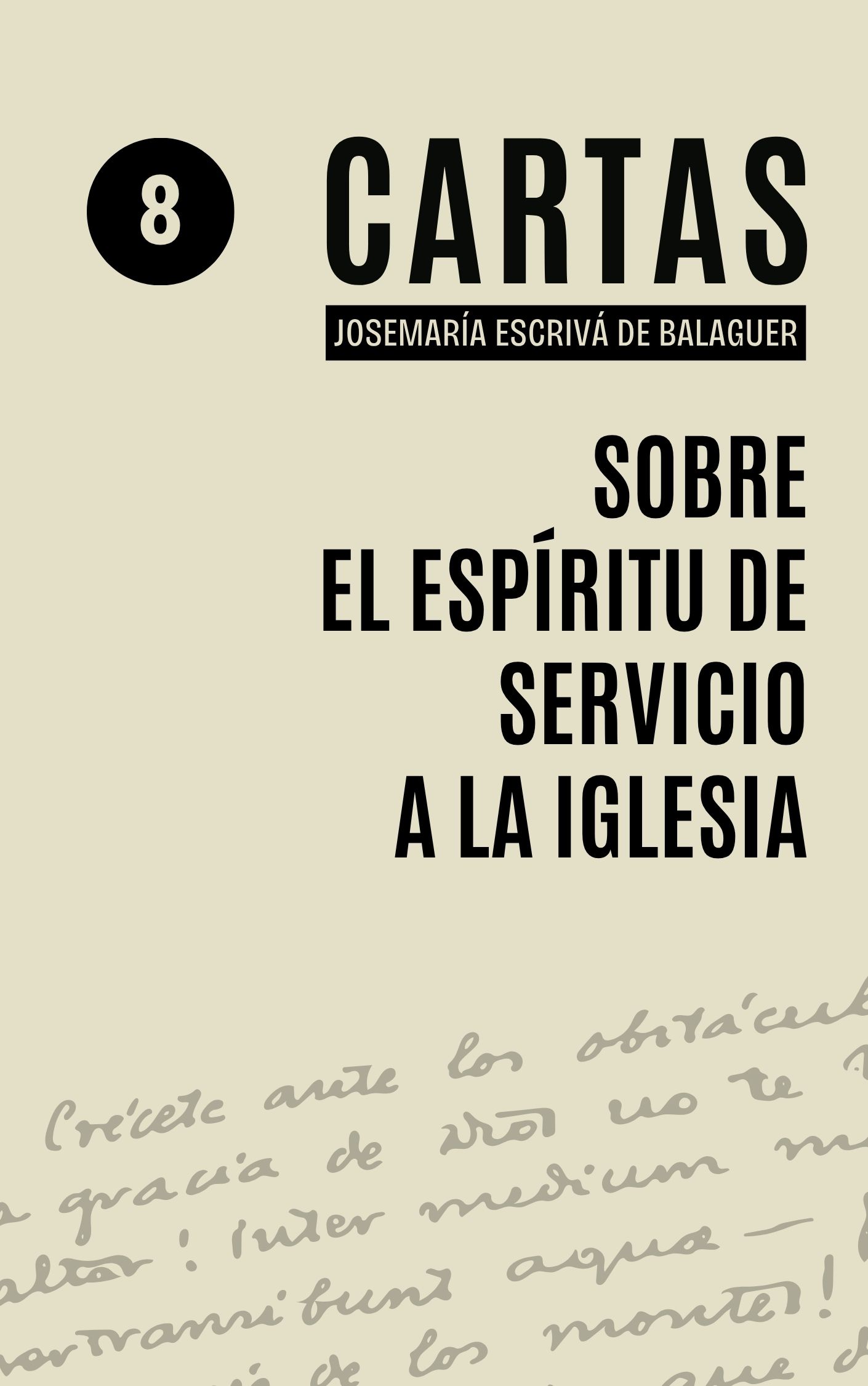 Portada de “Carta sobre el espíritu de servicio a la Iglesia”