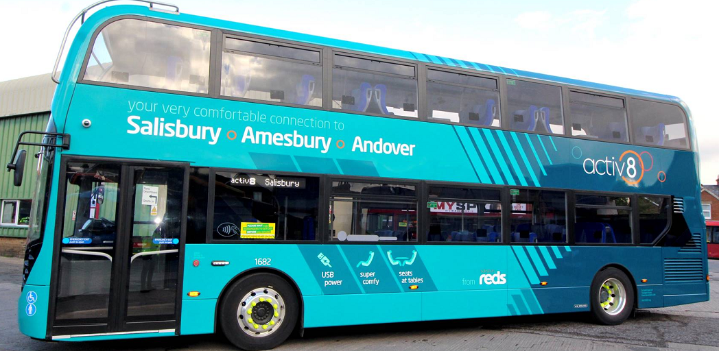 Activ8 service gets brand new, state of the art buses Salisbury Reds