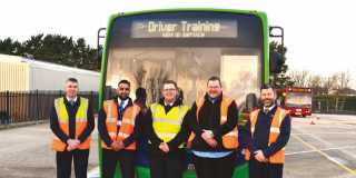 Trainee bus drivers