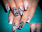 Modele unghii Black&White