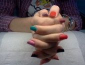 Modele unghii unghii colorate