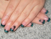 Modele unghii glitter