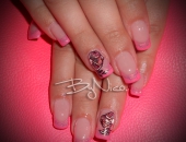 Modele unghii Glitter&Peach