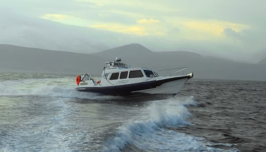 small boat on water