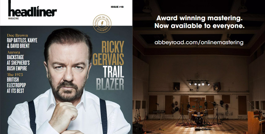 Online Mastering in Headliner Magazine Online Mastering in Headliner Magazine
