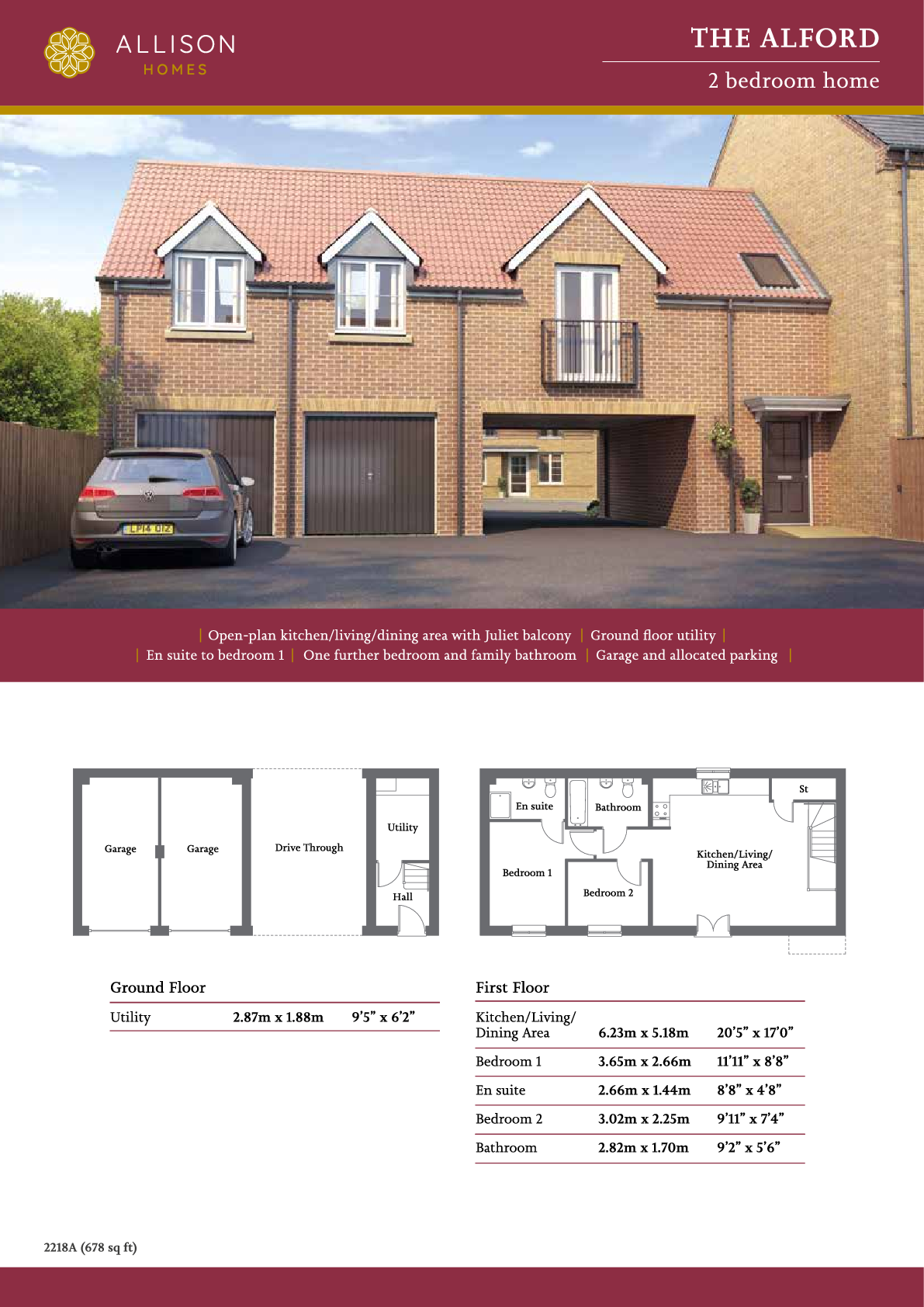 Plot 171, The Alford at Farriers... 2 bed coach house £224,995