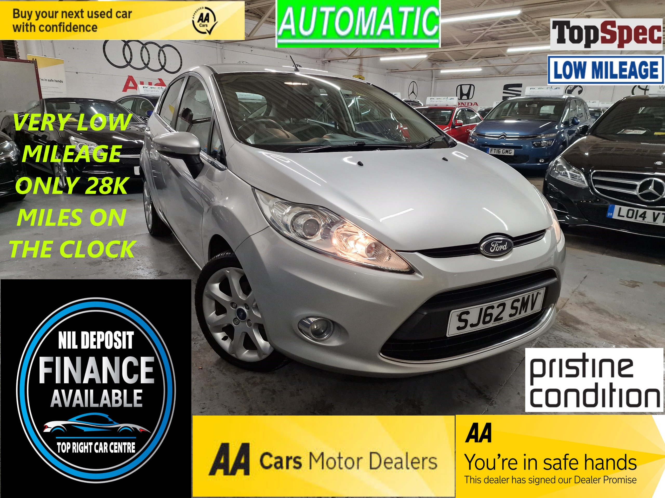 Ford Fiesta 1.4 Zetec 5dr Auto 2012