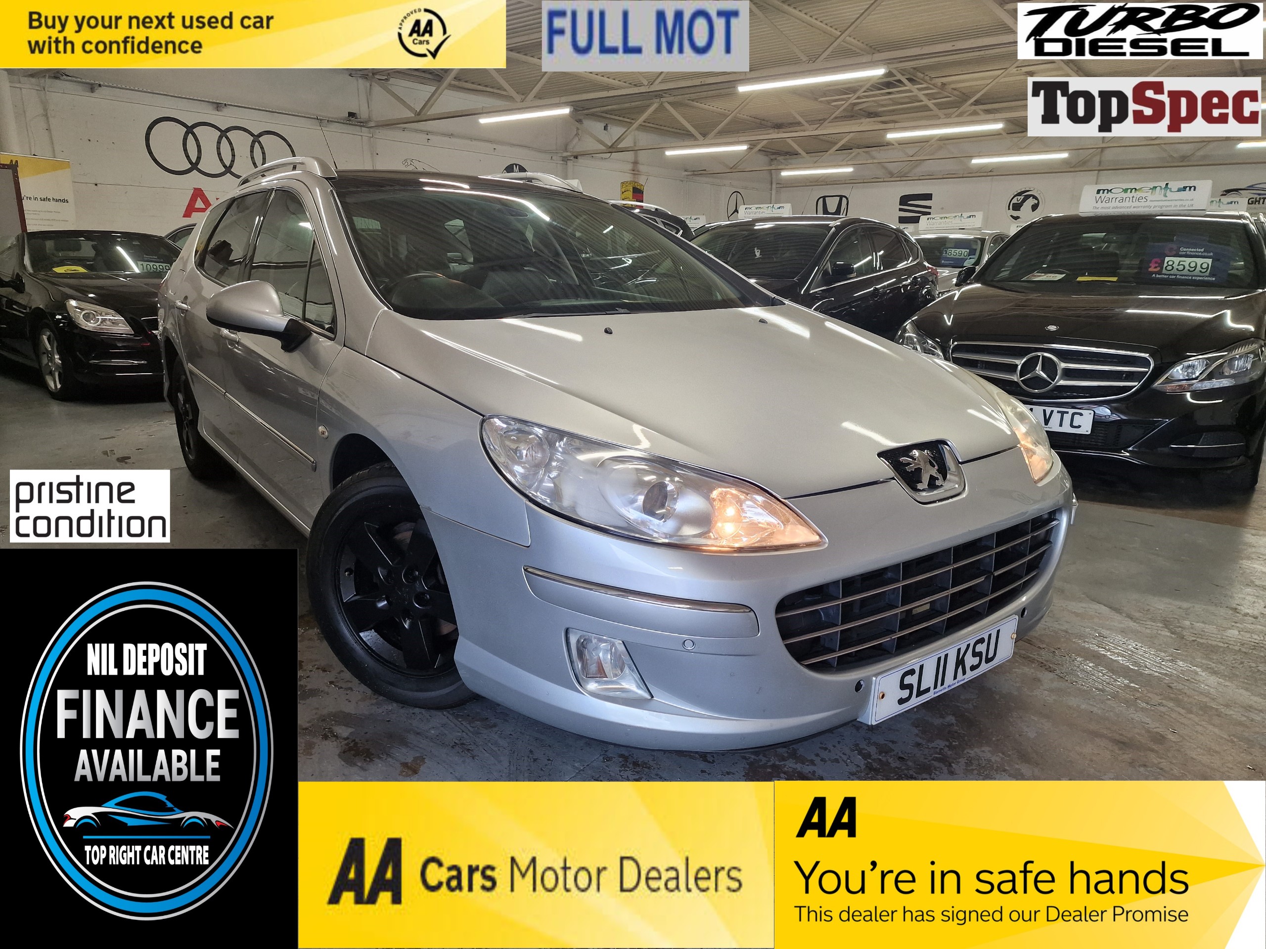 Peugeot 407 2.0 HDi 140 Sport SW Estate 5dr 2011