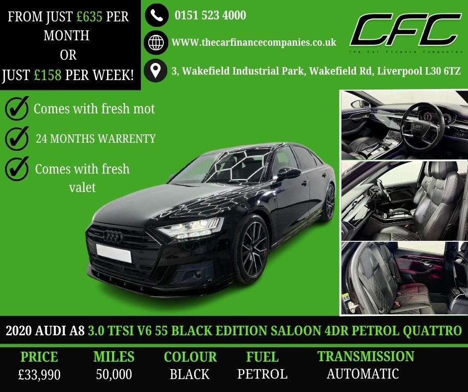 2020 Audi A8 3.0 55 TFSI Black Edition