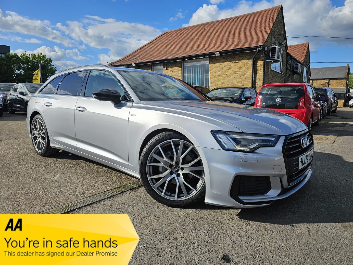 Silver 2022 Audi A6 Estate Front-wheel drive Automatic
