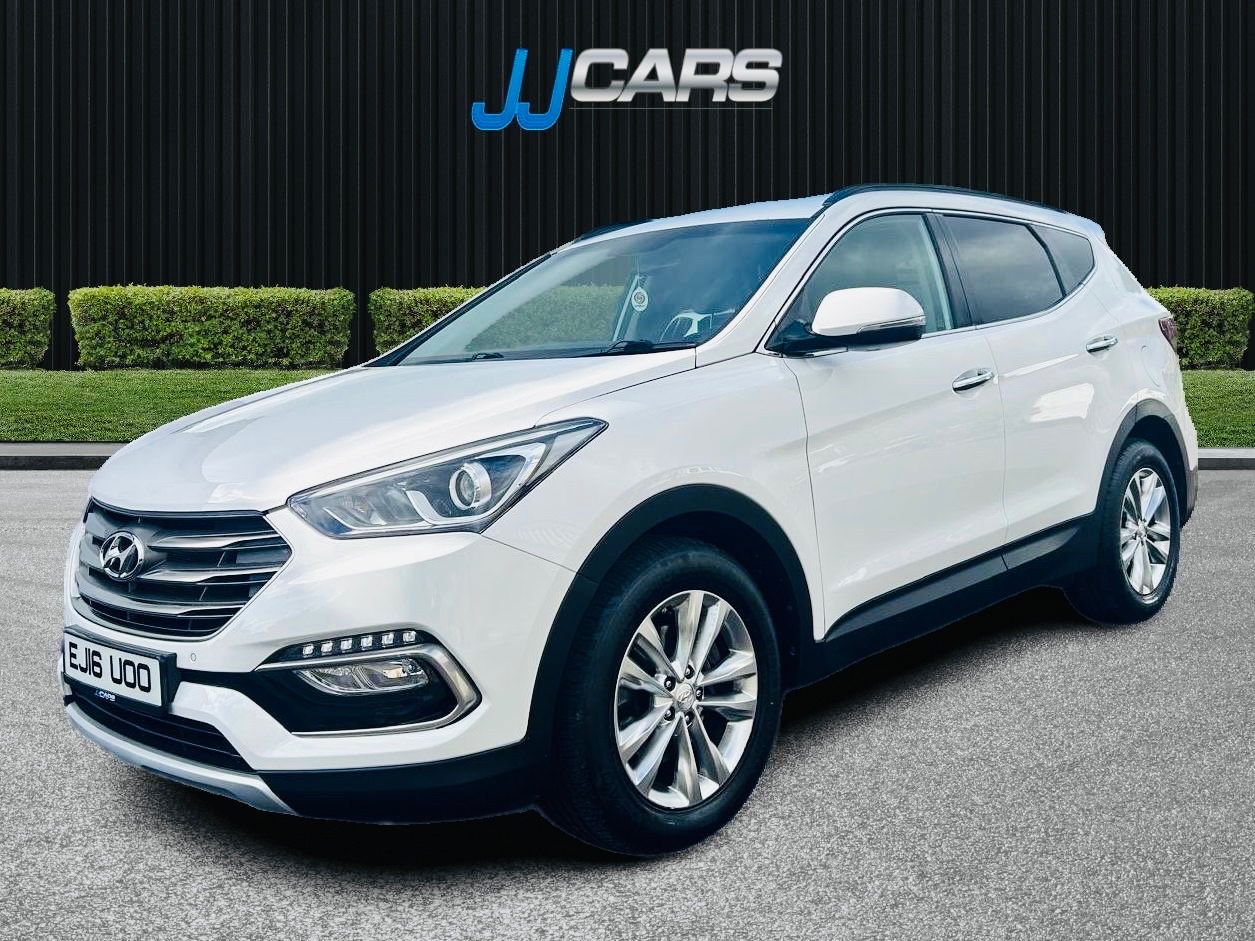 2016 Hyundai Santa Fe 2.2 CRDi Blue Drive Premium SUV 5dr Diesel Auto 4WD Euro 6 (s/s) (7 Seat) (200 ps) - vehicle photo 2 for sale on PureCar