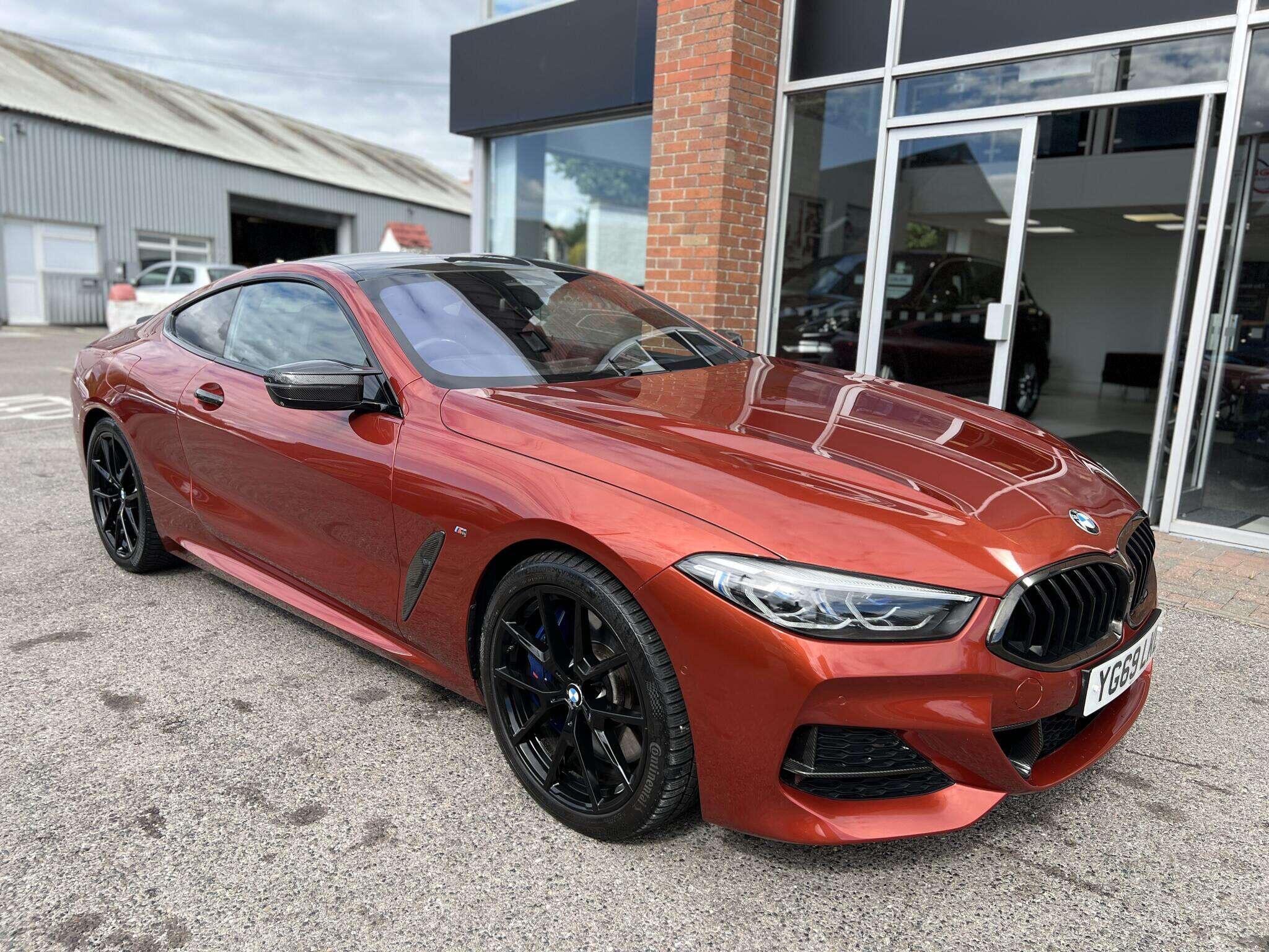 Orange 2019 BMW 8 Series Convertible All-wheel drive Automatic