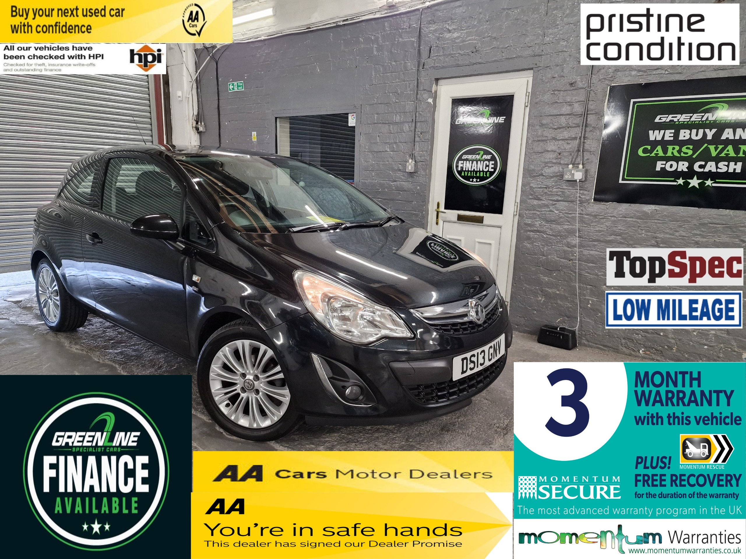 Vauxhall Corsa 1.4 SE 3dr 2013