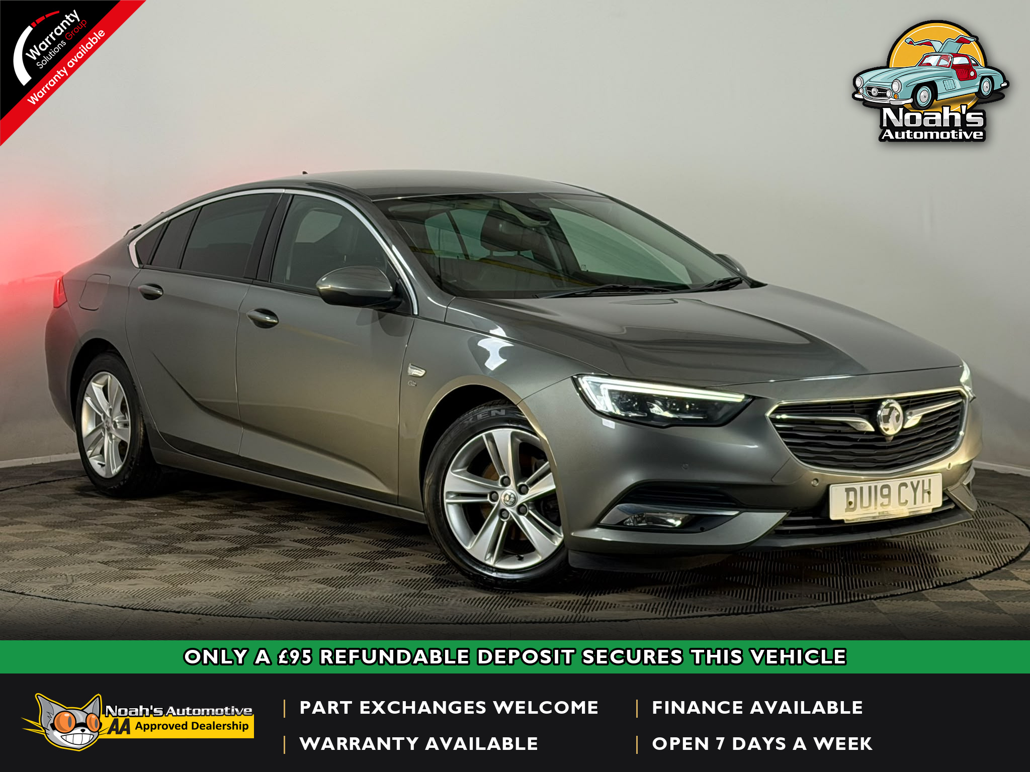 Grey 2019 Vauxhall Insignia Estate Front-wheel drive Manual