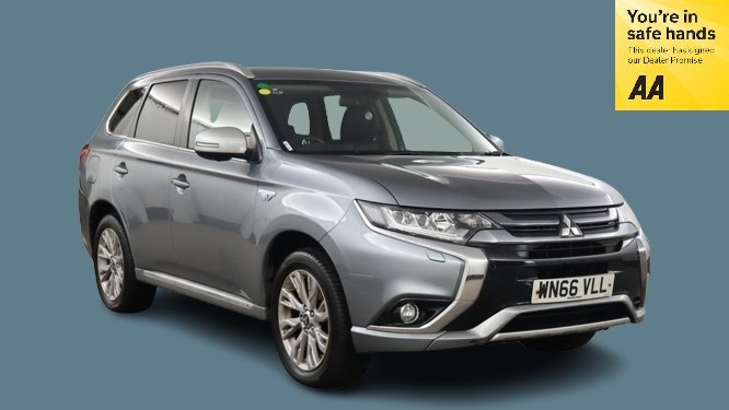 Grey 2016 Mitsubishi Outlander SUV/Crossover All-wheel drive Automatic