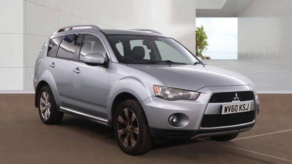 Silver 2010 Mitsubishi Outlander SUV/Crossover All-wheel drive Automatic