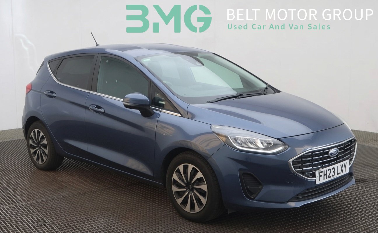 Blue 2023 Ford Fiesta Hatchback Front-wheel drive Manual