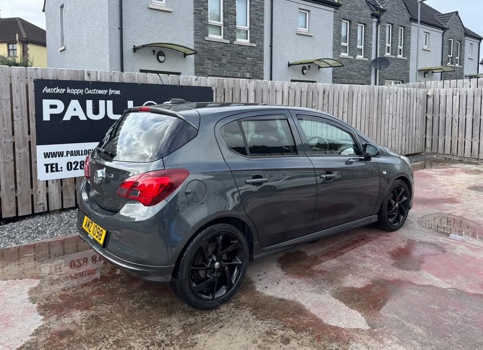 2018 Vauxhall Corsa 1.4i ecoTEC SRi VX Line Nav Black Hatchback 5dr Petrol Manual Euro 6 (90 ps) - vehicle photo 3 for sale on PureCar