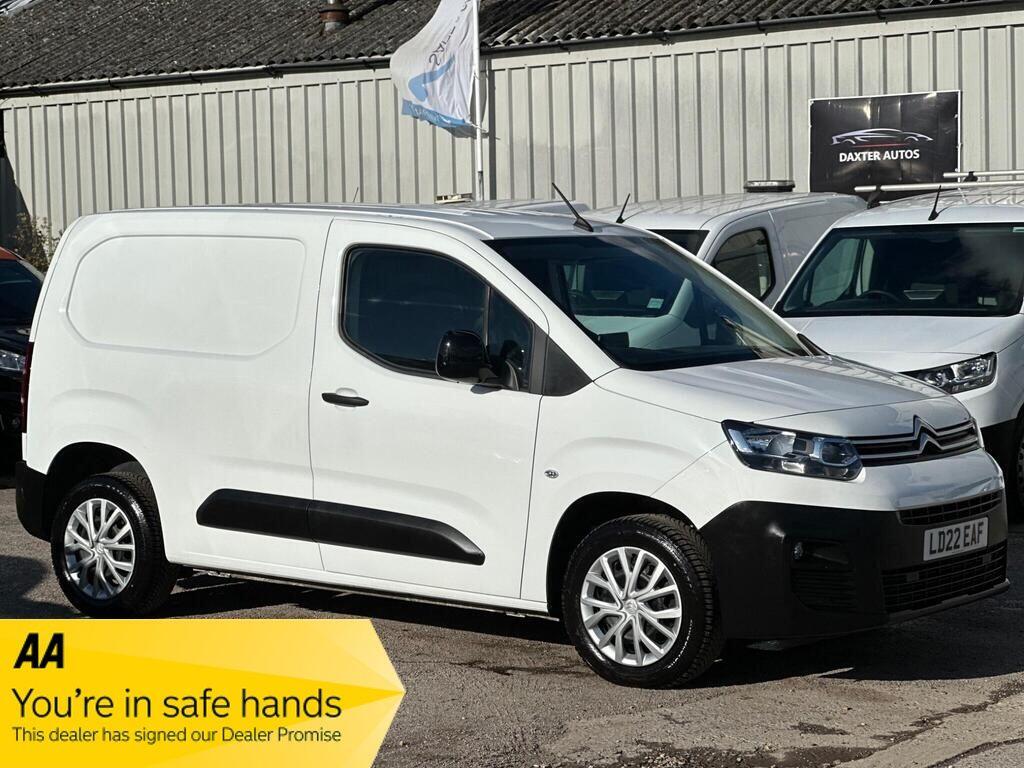 White 2022 Citroen Berlingo Van Front-wheel drive Manual