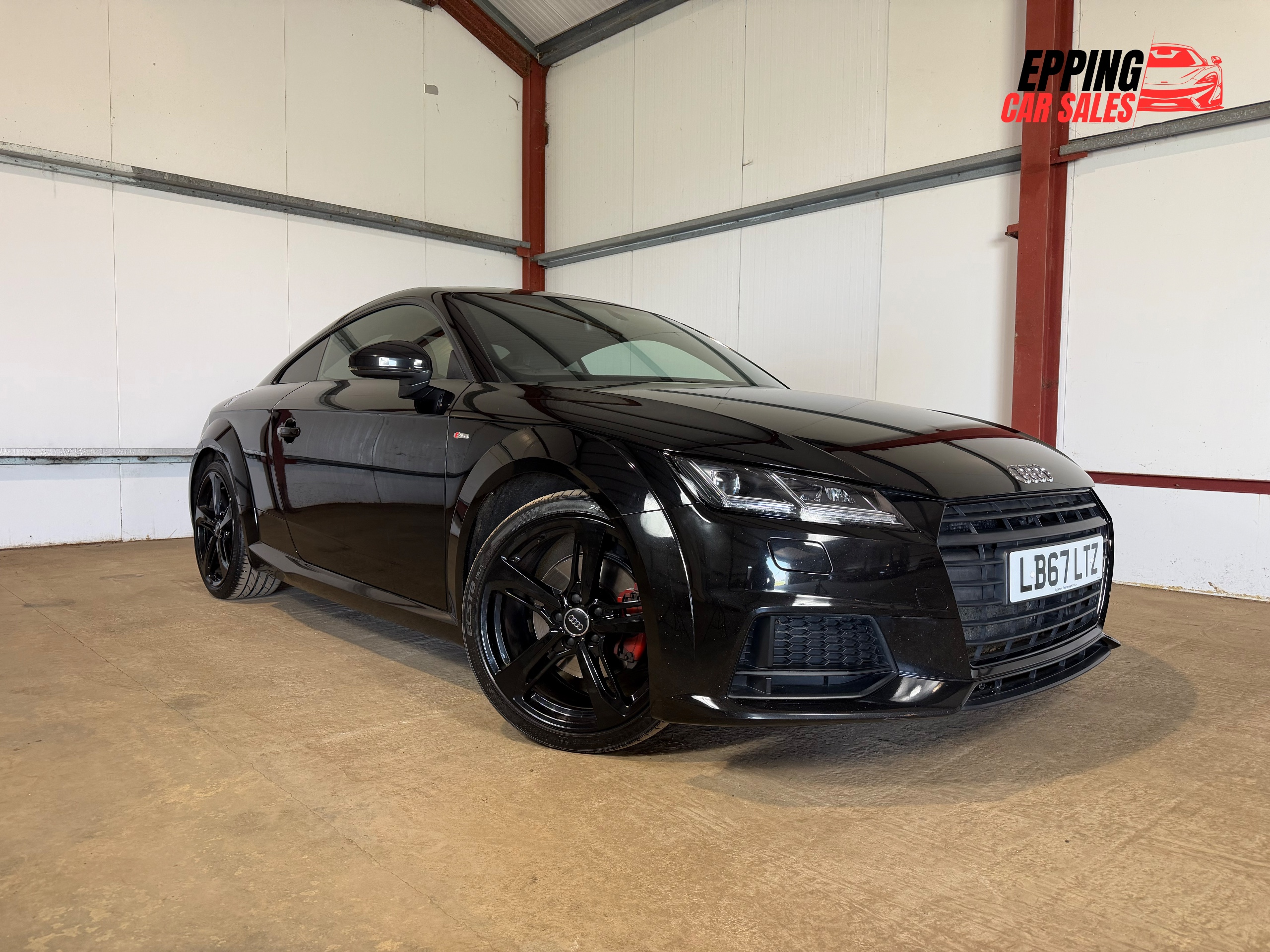 Black 2017 Audi TT Convertible Front-wheel drive Manual