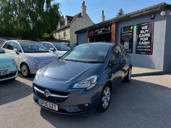 Blue 2015 Vauxhall Corsa Hatchback Front-wheel drive Manual