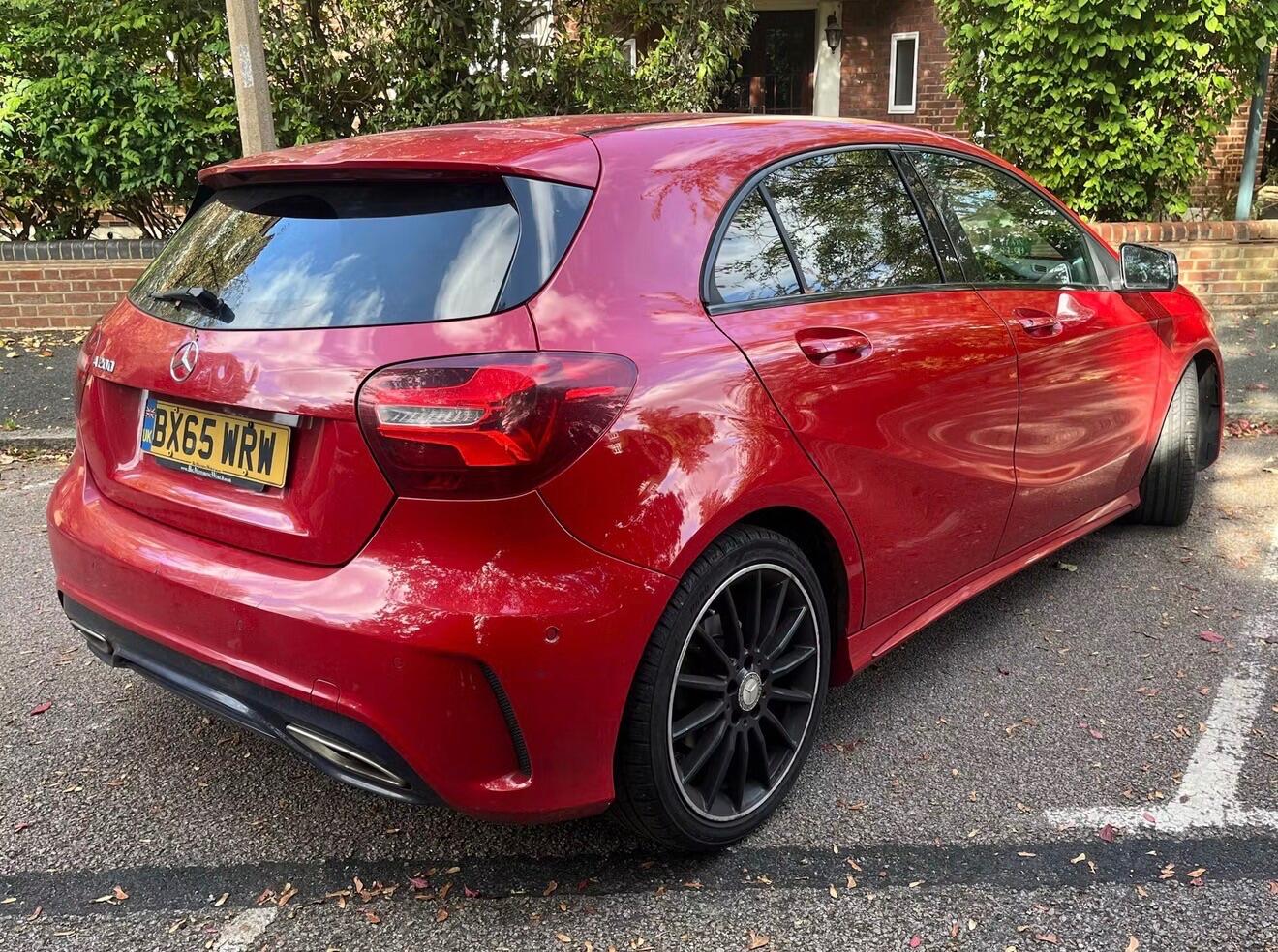 Red 2016 Mercedes-Benz A-Class Hatchback Front-wheel drive Automatic
