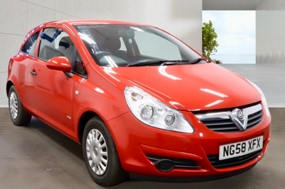 Red 2009 Vauxhall Corsa Hatchback Front-wheel drive Manual