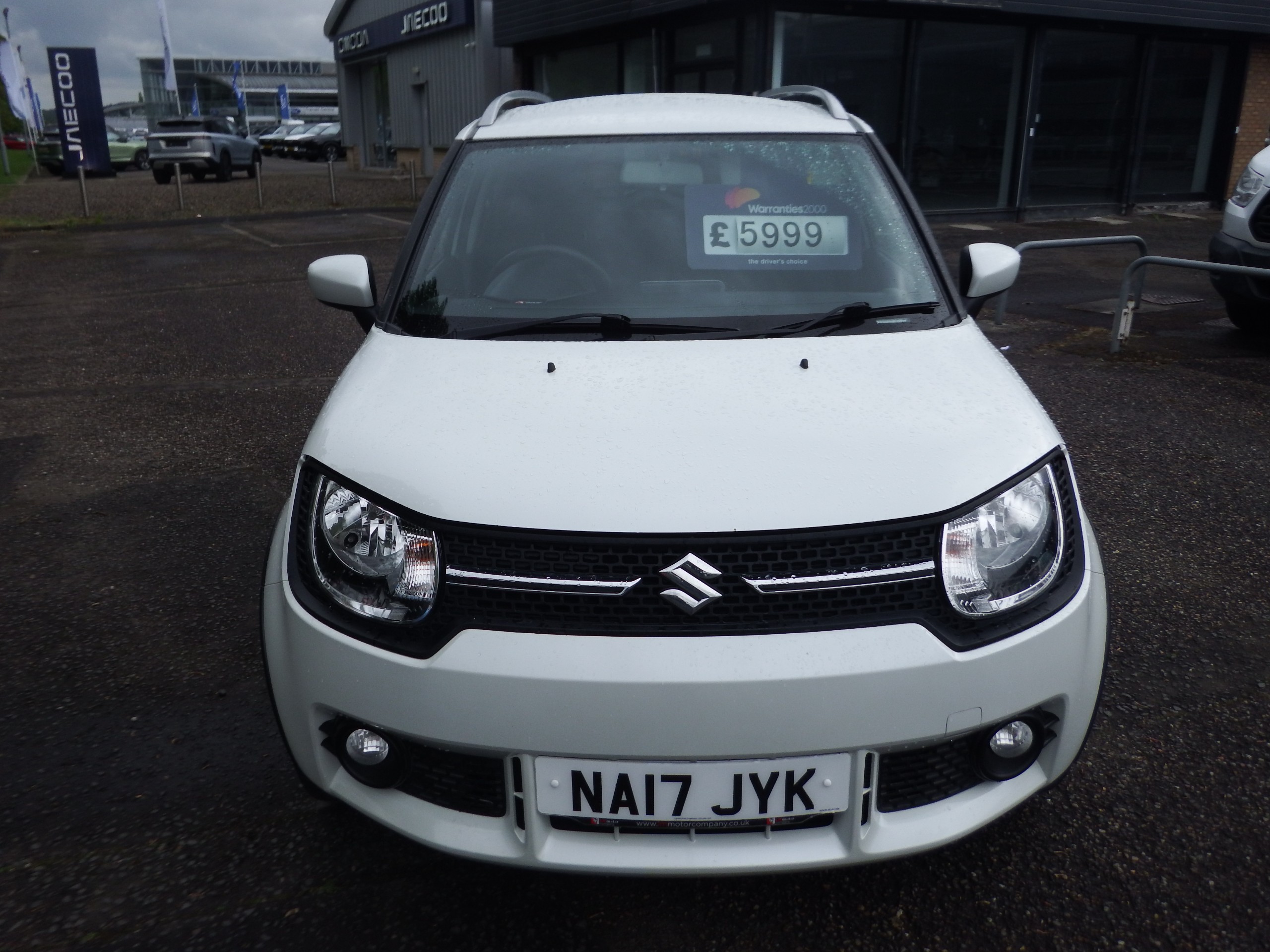White 2017 Suzuki Ignis Hatchback Front-wheel drive Manual