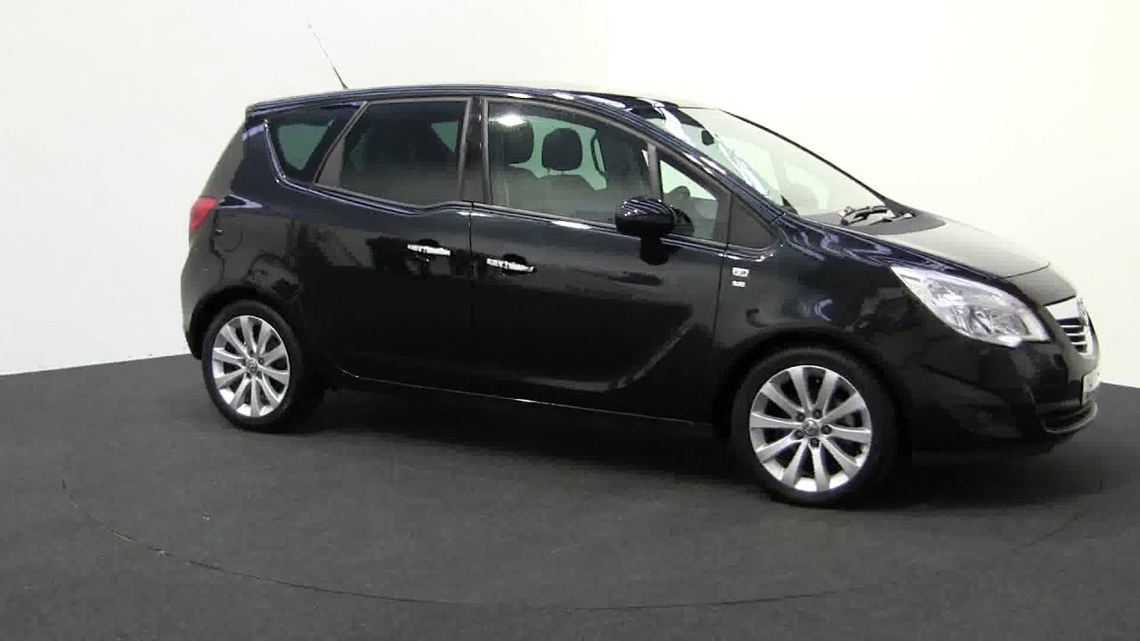 Black 2010 Vauxhall Meriva MPV Front-wheel drive Manual