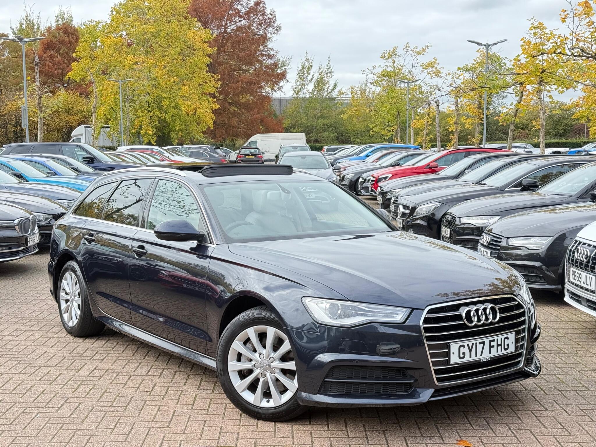 Blue 2017 Audi A6 Estate Front-wheel drive Automatic