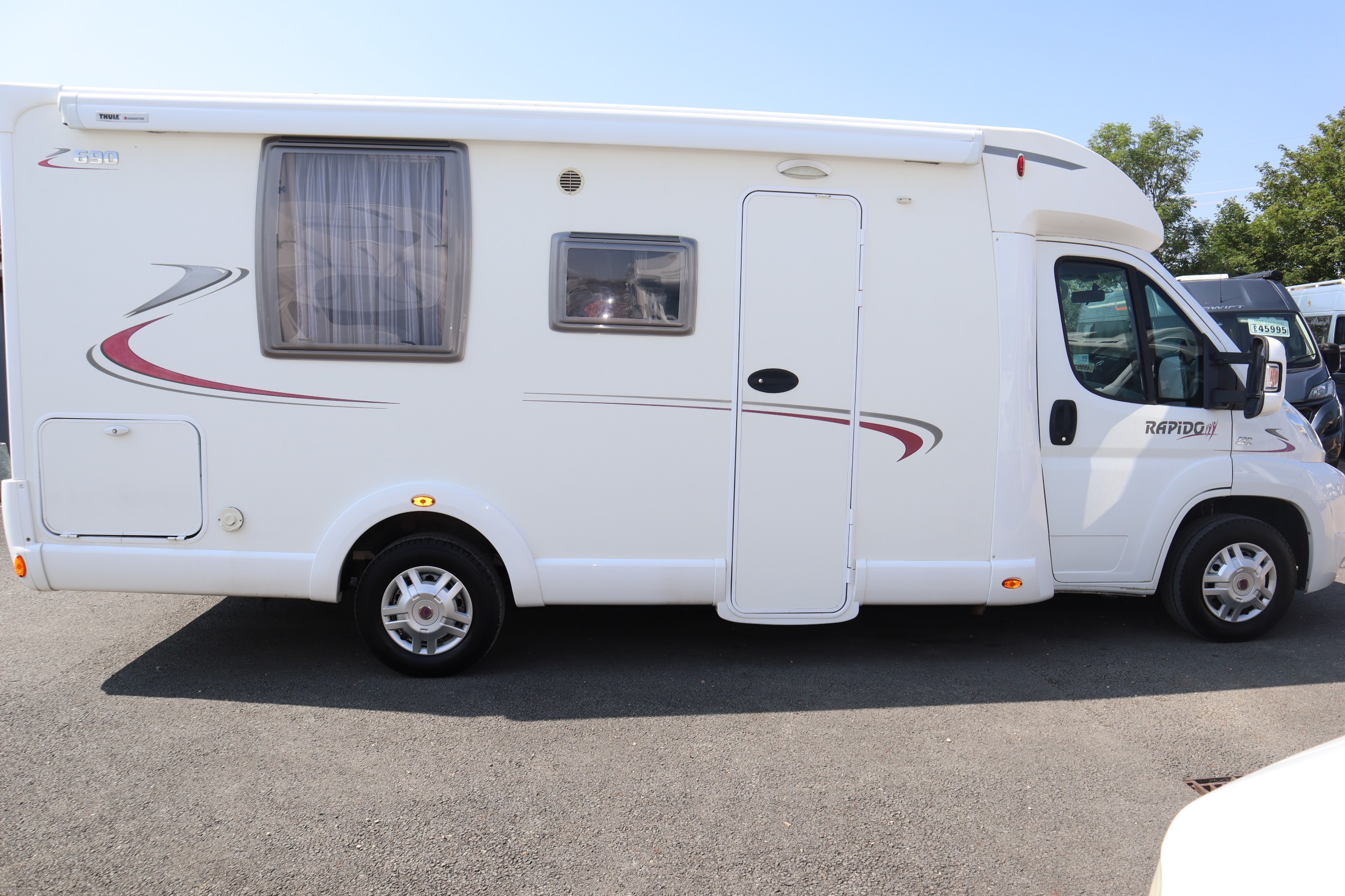 2010 Rapido Le Randonneur Fiat Ducato Rapido 690 Le Randonneur, , 4 Belts, , MOT, 12 Months Warranty, Habitation Check