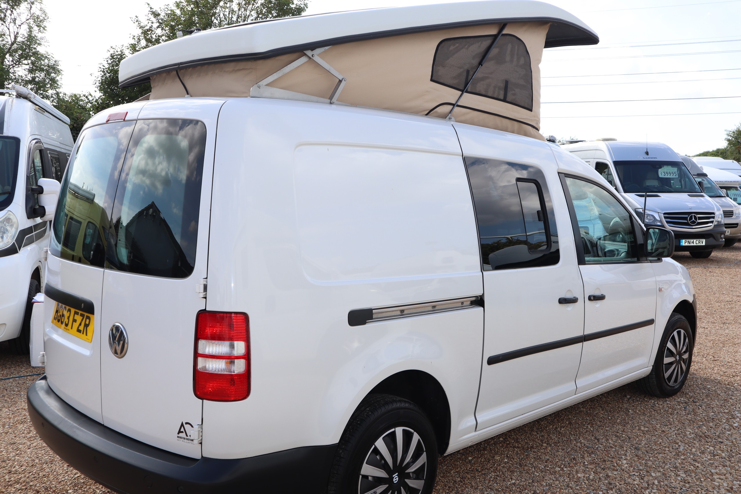 2013 Volkswagen Caddy Maxi VW Caddy Maxi Starline , , 2 Belts, Pop Top, MOT, FSH, 12 Months Warranty, Habitation Service