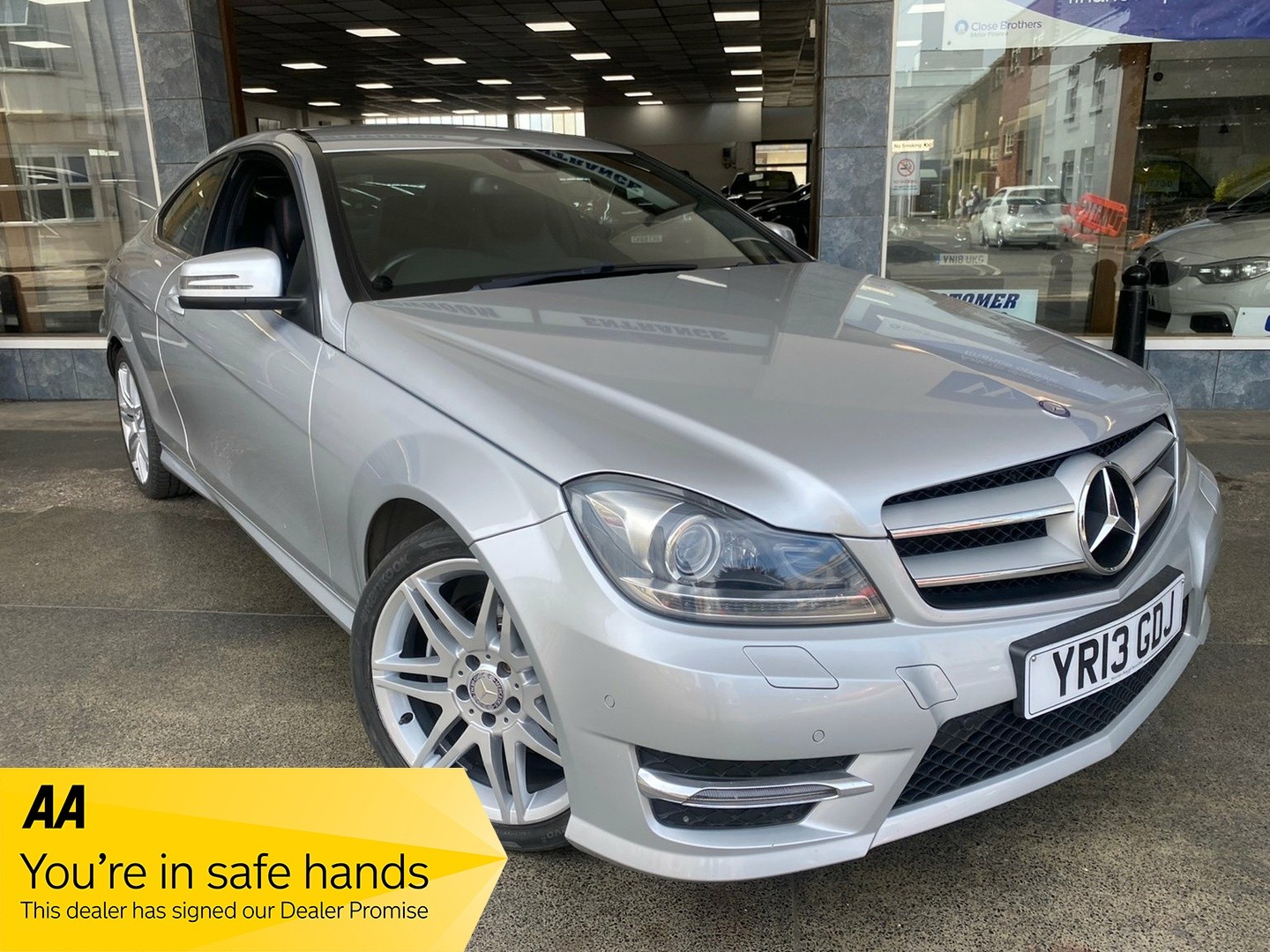 Mercedes-Benz C Class C180 BlueEfficiency AMG Sport Plus 7G-Tronic 2dr 2013