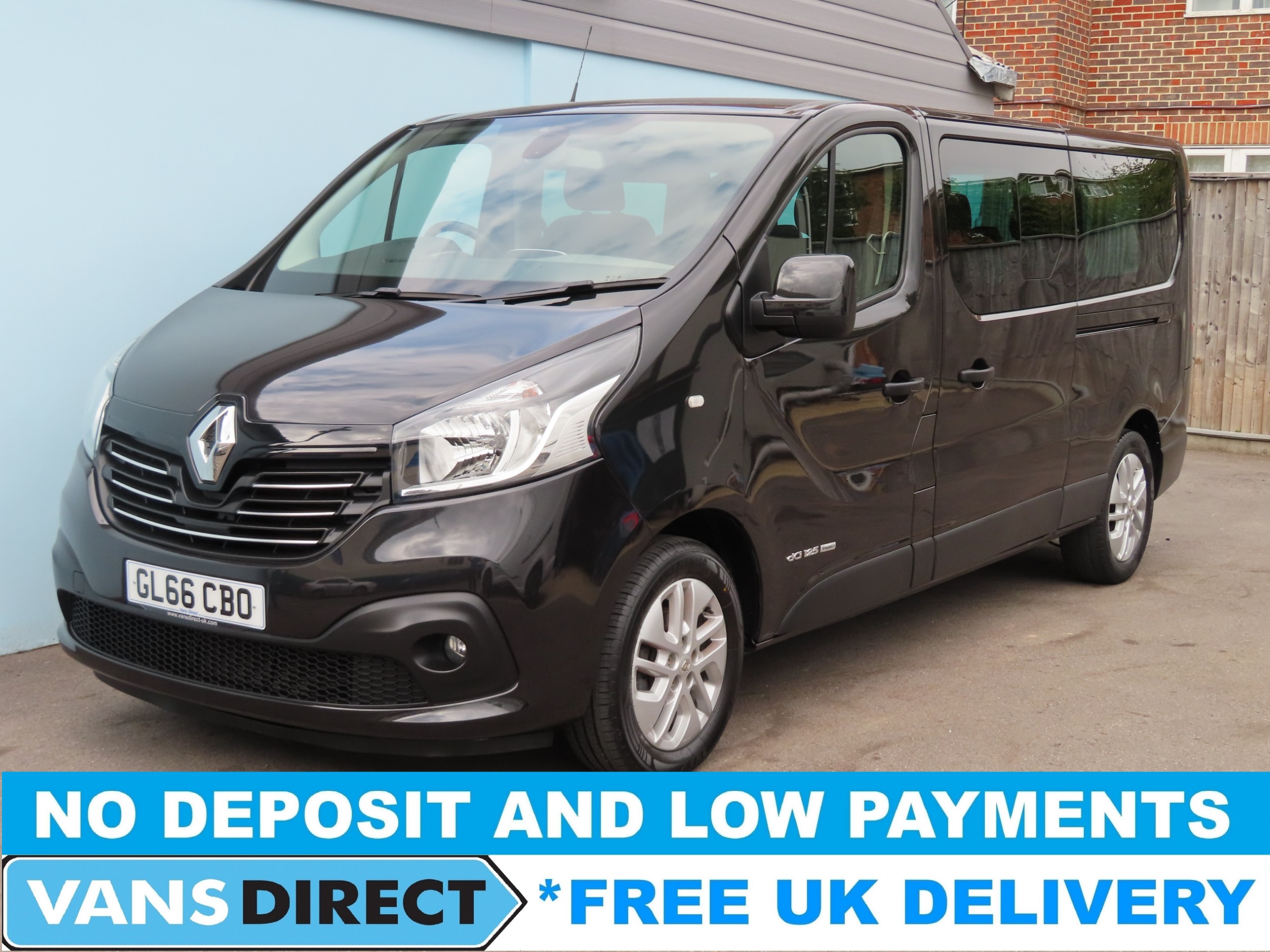 Renault Trafic LL29 SPORT ENERGY 1.6 DCI 125 9 SEAT MINIBUS SAT NAV AIR CON LWB NO VAT 2017