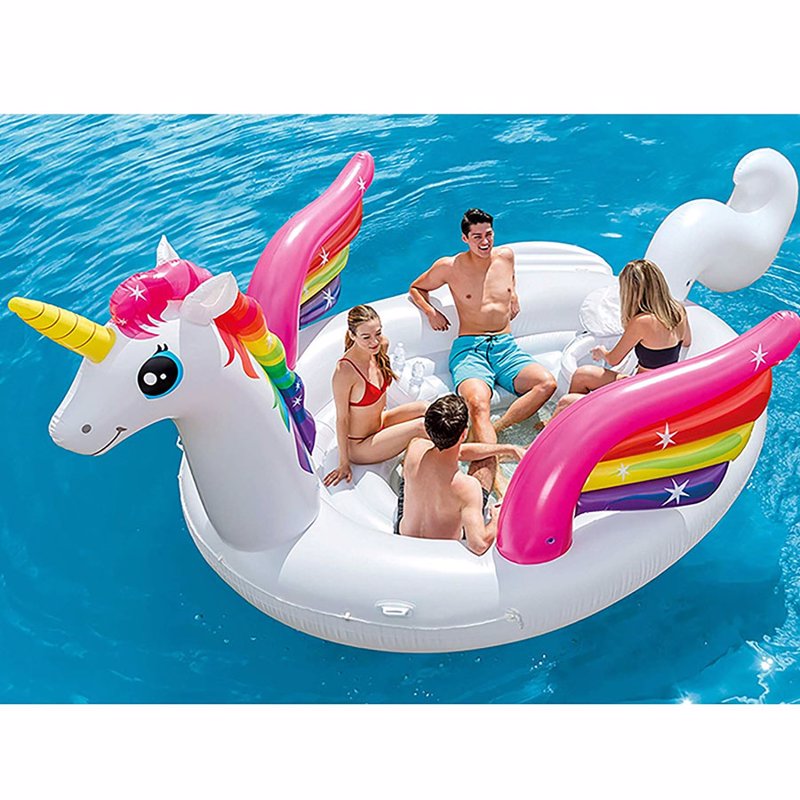 Надувной плот Intex 57266 Мега-остров Единорог (503 x 335 x 173 см) Unicorn Party Island
