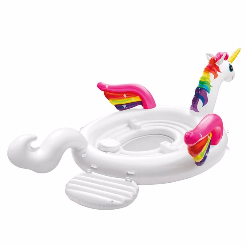 Надувной плот Intex 57266 Мега-остров Единорог (503 x 335 x 173 см) Unicorn Party Island