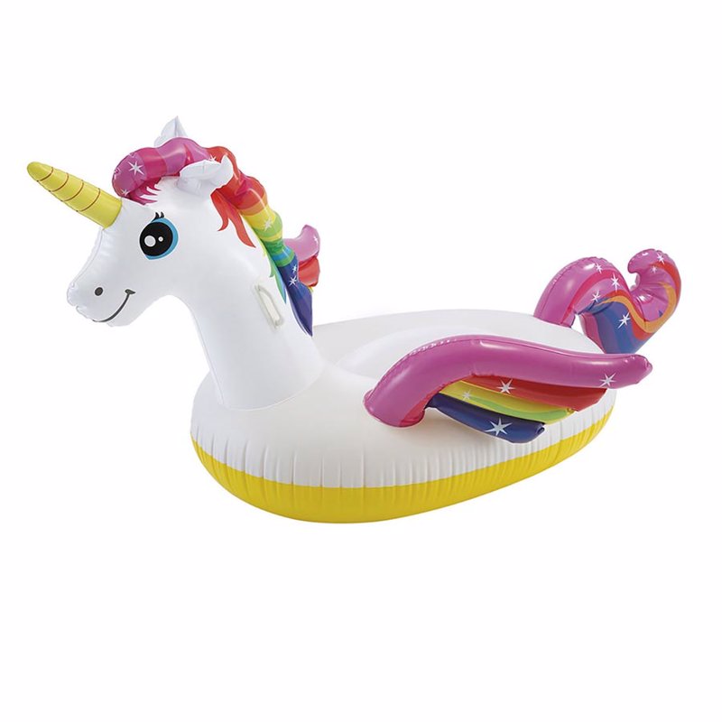 Детский надувной плотик Intex 57561 Единорог (201 x 140 x 97 см) Unicorn Ride-on