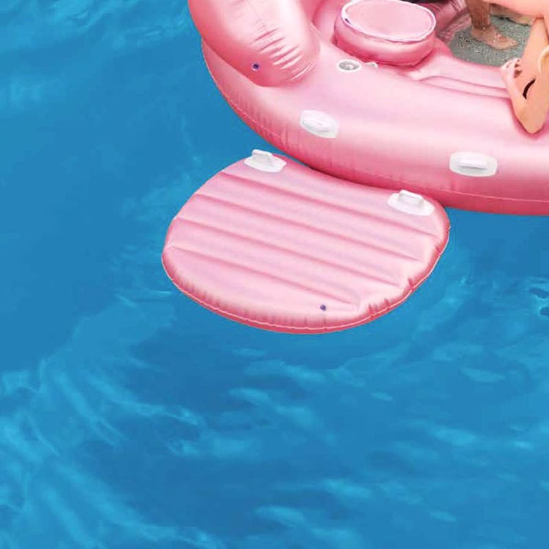 Надувной плот Intex 57267 Мега-остров Фламинго (422 x 373 x 185 см) Flamingo Party Island