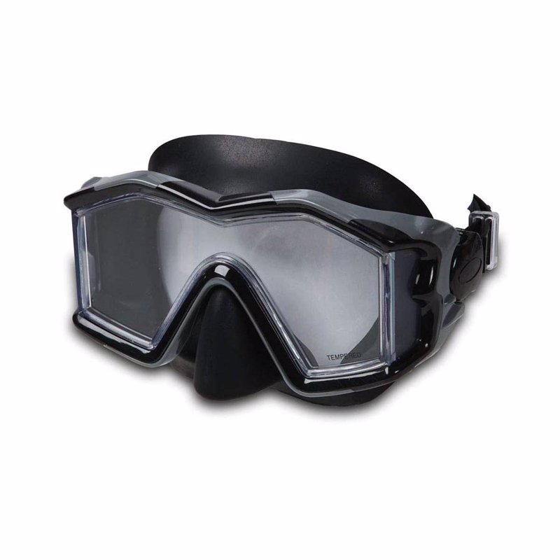 Маска для плавания Intex 55982 (Черный) Silicone Explorer Pro Masks