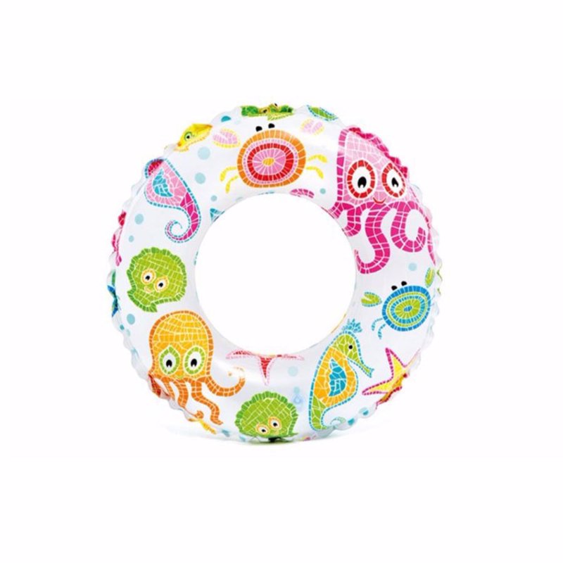 Детский надувной круг Intex 59230 (Осьминожки) Lively Print Swim Rings (51 см)