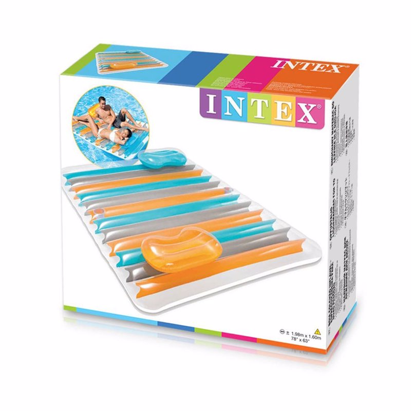 Пляжный надувной матрас Intex 56897 (198-160 см) Для двоих