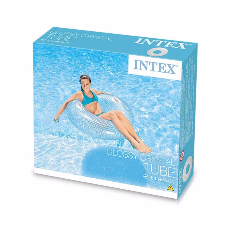 Надувной круг Intex 56264 (114 см) Кристальный