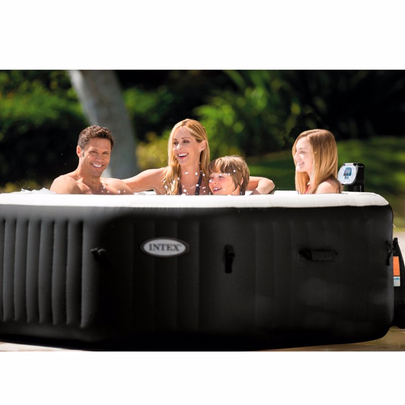 Надувной джакузи Intex 28462 (218-218-71 см) PureSpa Jet & Bubble Deluxe