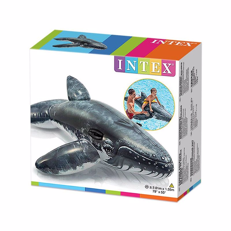Надувной плотик Intex 57530 (201х135 см) Кит