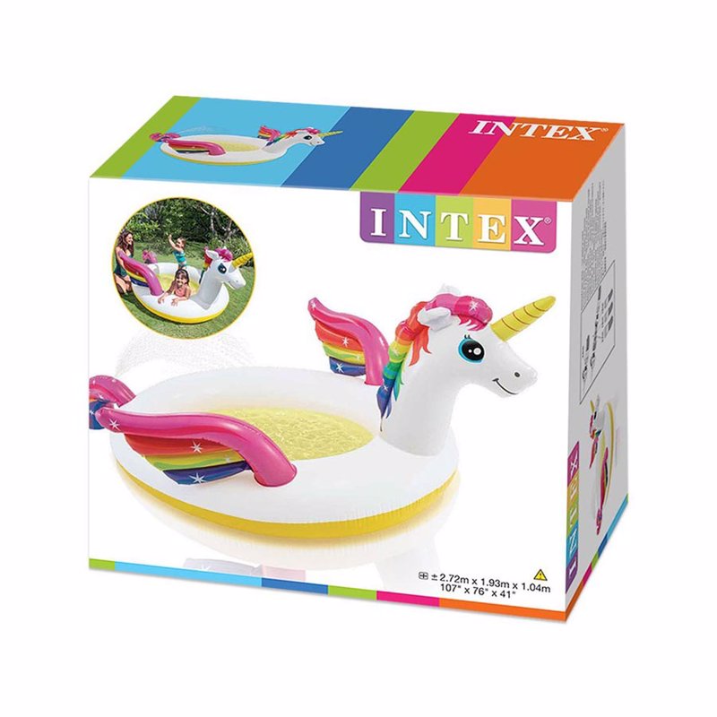 Детский надувной бассейн Intex 57441 (272-193-104 см) Волшебный единорог