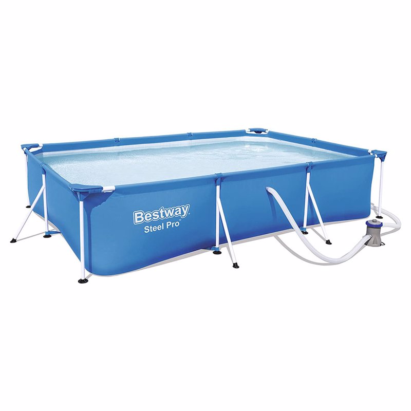 Прямоугольный каркасный бассейн Bestway 56411 (300 х 201 х 66 см) Steel Pro